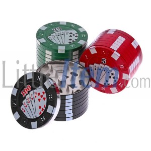 Poker Chip Shaped Grinder